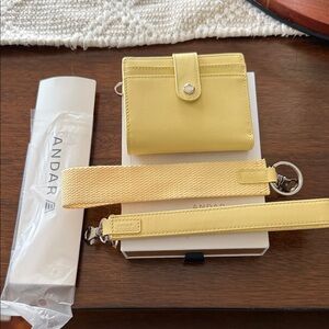 Andar Lo Wallet in Butter Yellow 
Used once! Perfection condition